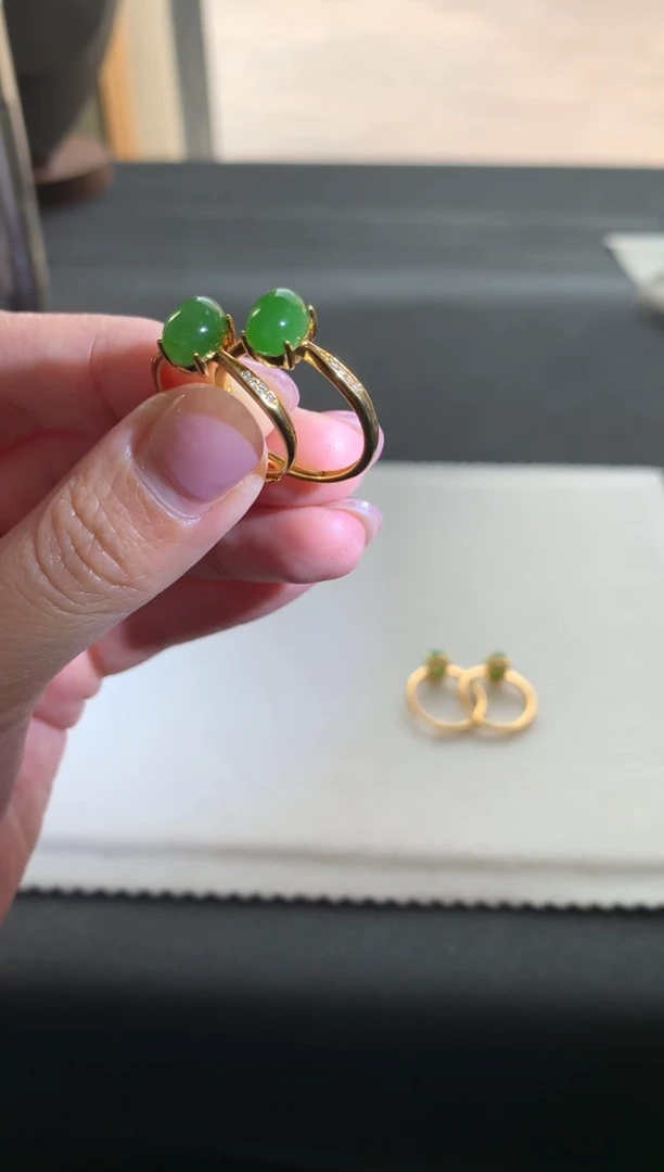 【闪购商品】和田玉戒指未镶嵌和田玉戒指F891多样性发一