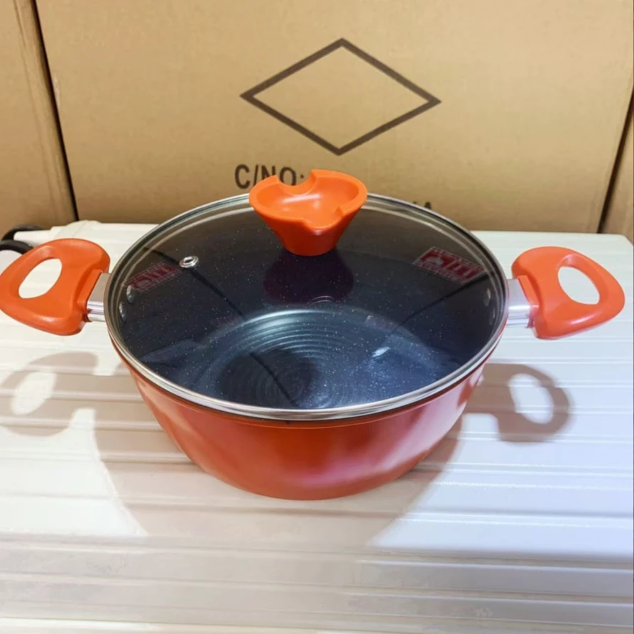 双耳小汤锅 电磁炉通用汤锅锅具 随机发 DPL