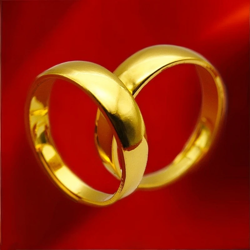 铜合金戒指 铜合金戒指简约戒指饰品女款指环时尚古法情侣对戒