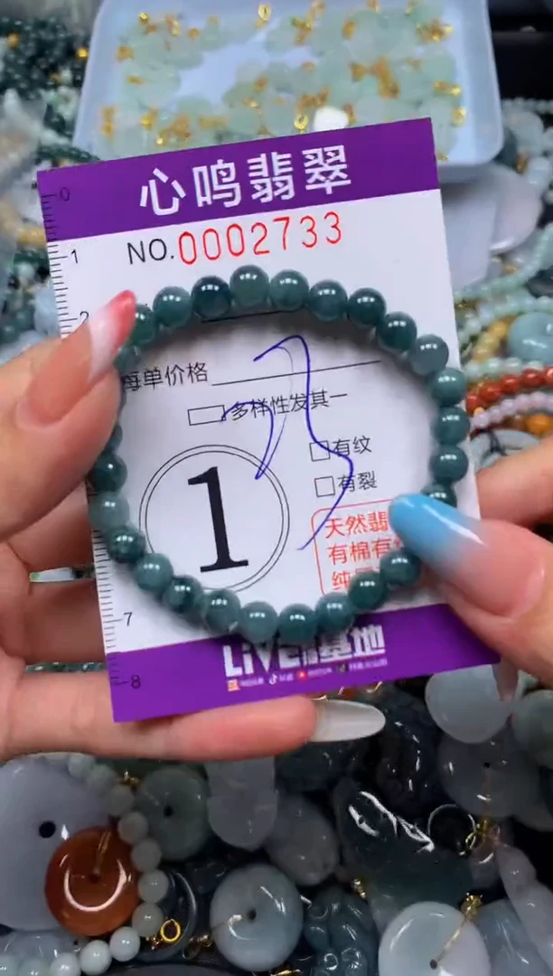 翡翠未镶嵌颈饰闪购002733