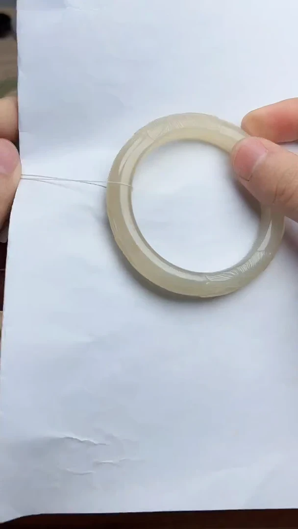 【闪购商品】和田玉手镯未镶嵌53.7圈口kk