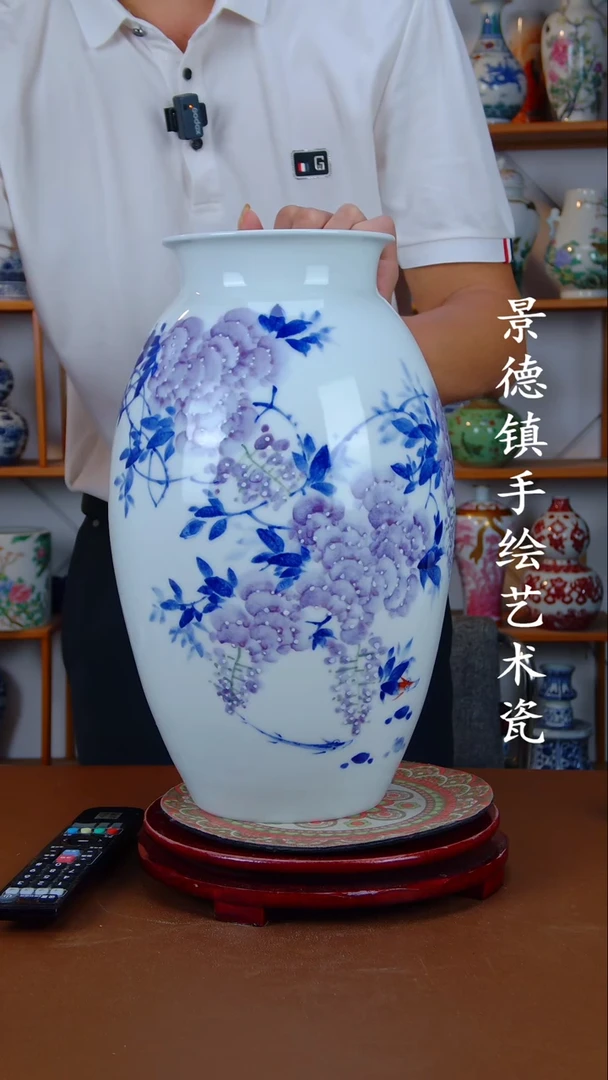 现代景德镇手工手绘陶瓷摆件32