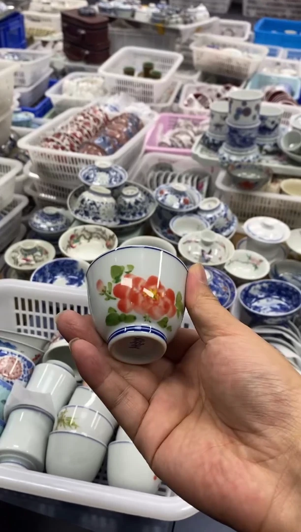 摆件陶景德陶瓷茶具容量约50