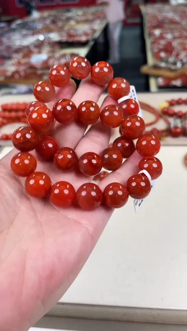 未镶嵌瓦西手串15+南红玛瑙（多样式发其一）