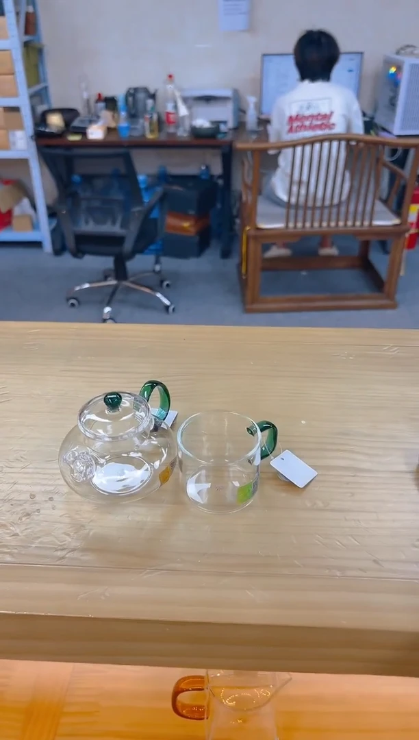 禾器-瑾玉壶-墨绿色+禾器清禾杯一个装