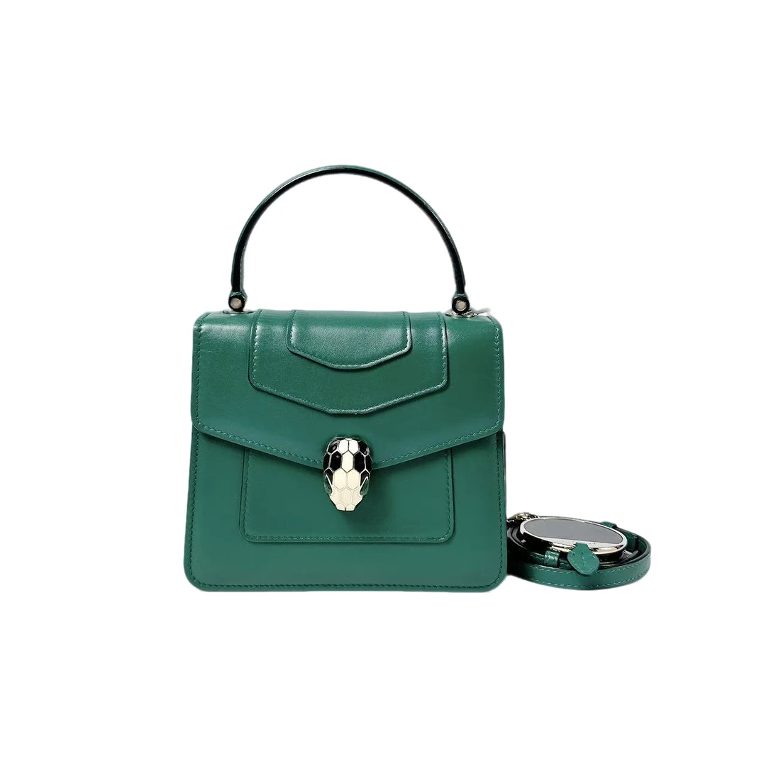 95新 BVLGARI/宝格丽 安洁利严选蛇头包/0012628