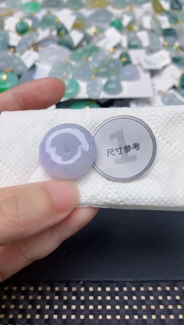 颈饰未镶嵌翡翠天然缅甸A货翡翠
