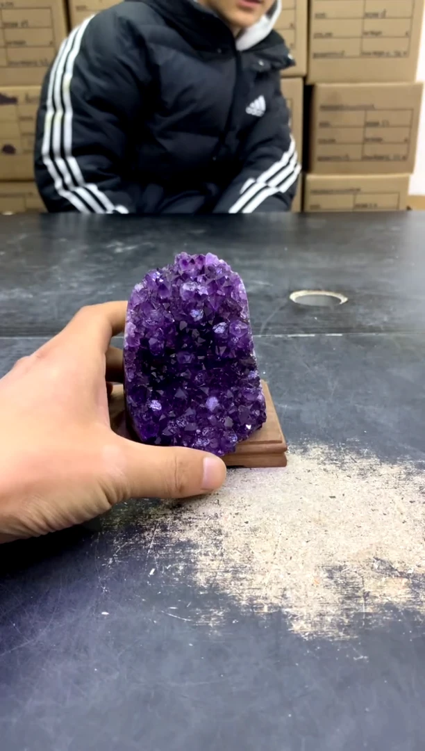 【闪购商品】水晶摆件未镶嵌天然紫水晶摆件211