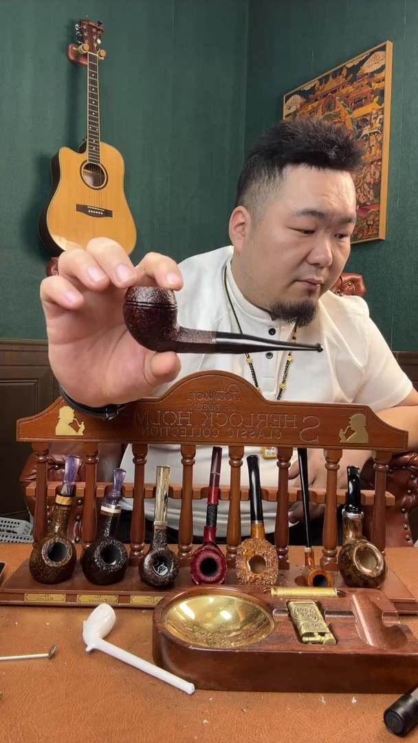 石楠木木雕款意大利进口石楠木烟斗