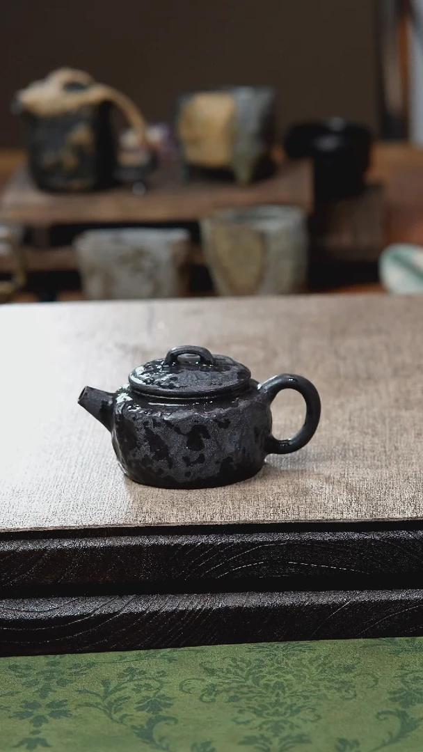 中式归玉堂冰碛岩重工雕刻石韵德钟壶