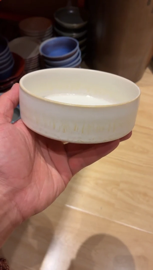 瓷片5 寸白凌霄直身碗（福利款）