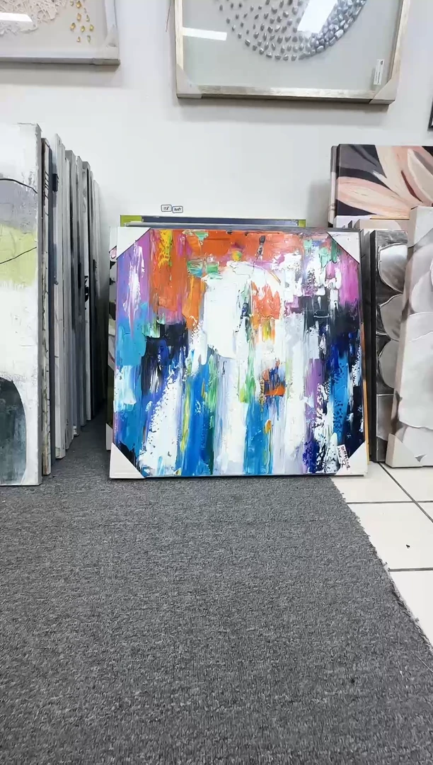 168现代艺术装饰画油画80cm*80cm
