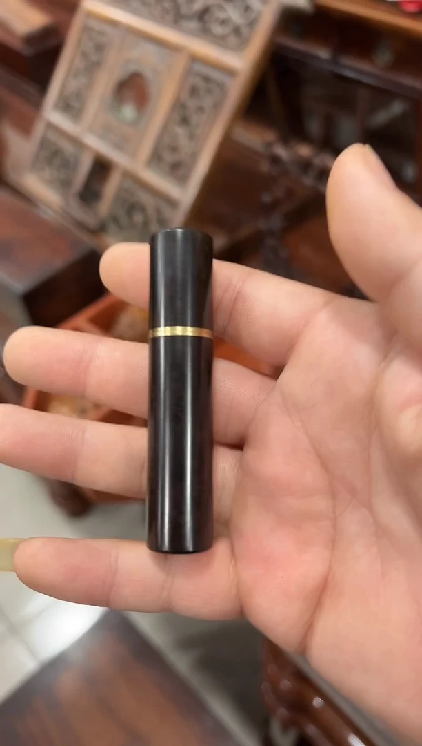 檀木小号牙签罐1