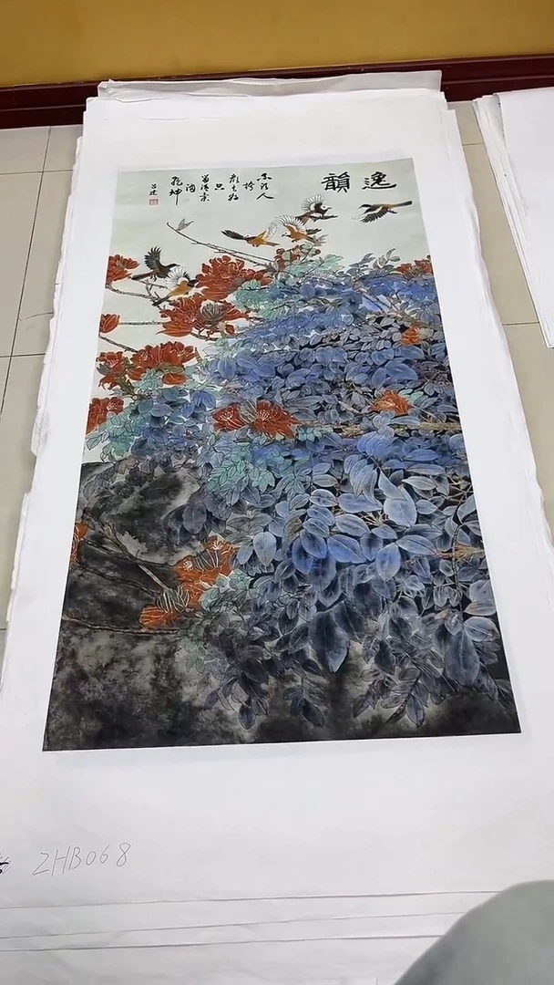 国画九霄甄选国画作品zhb068