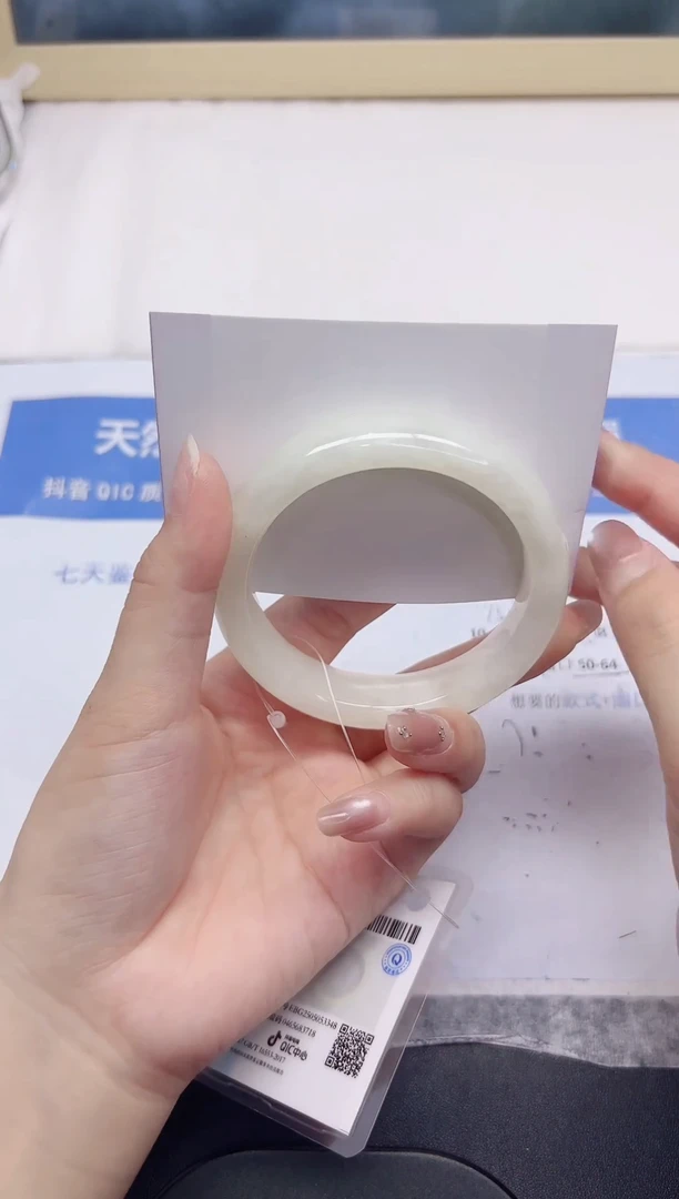 和田玉手镯未镶嵌30-58.1