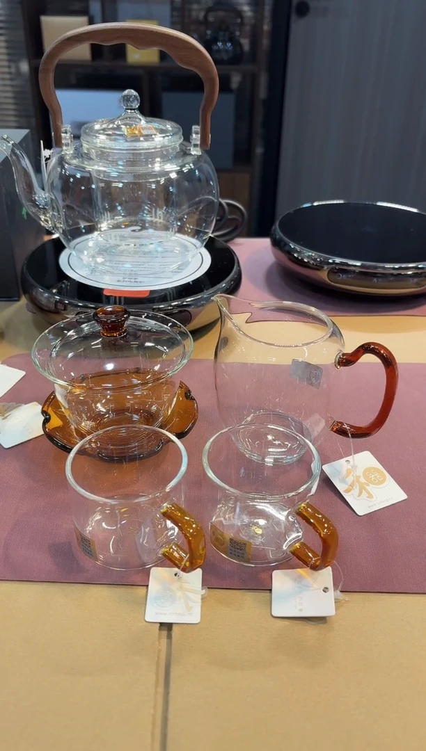 【闪购商品】珑然琥珀+器禾堂琥珀盖碗+清禾琥珀