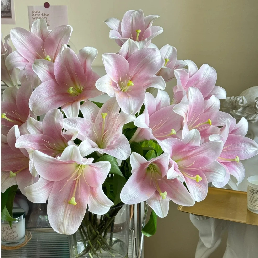 【粉铁炮香水百合8-9个花苞 2-3支】鲜花次日达批发直播品质鲜花 全场任意满两单鲜花顺丰包邮