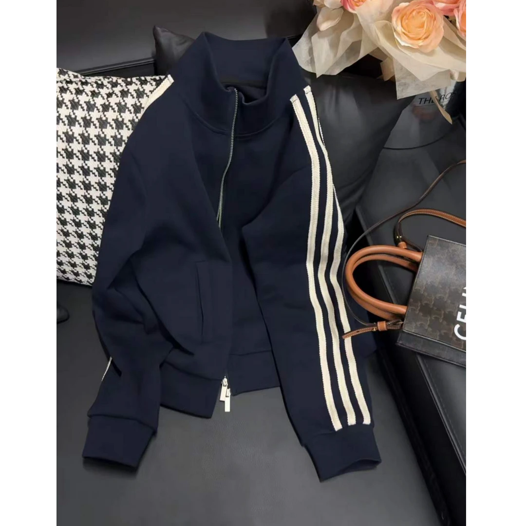 TY5 【三条杠】美式简约百搭显瘦杠杠外套（衣长55起）