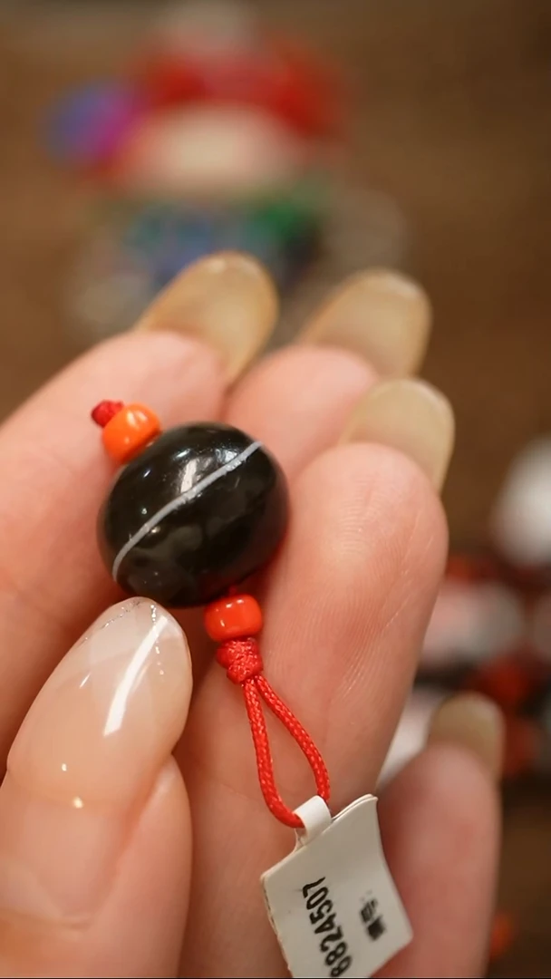 未镶嵌颈饰玛瑙/玉髓般*蚀花玛瑙珠珠