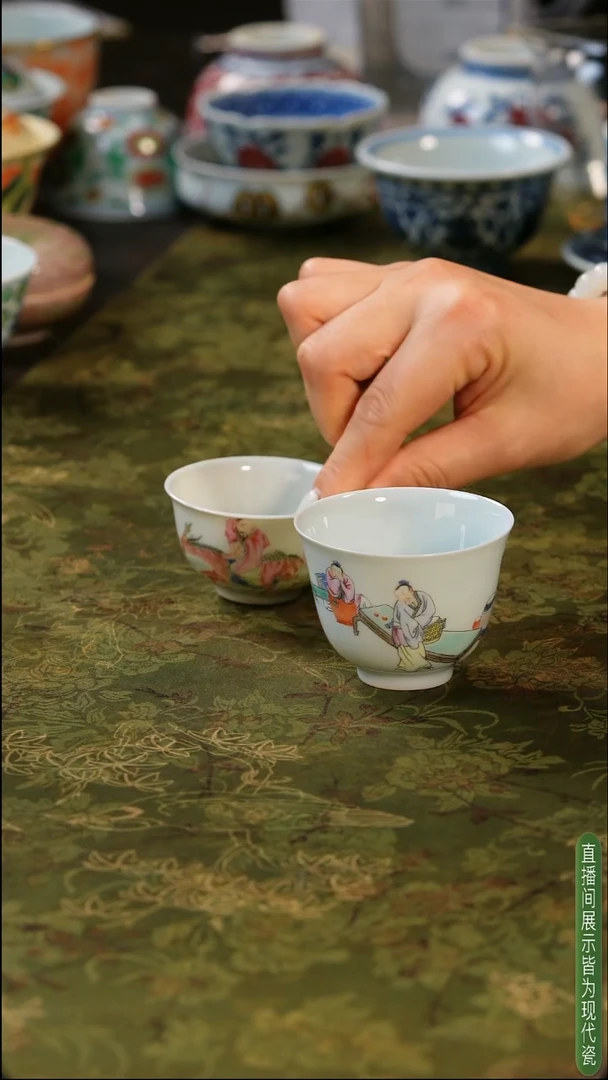 九**叔精品瓷片 文心窑器