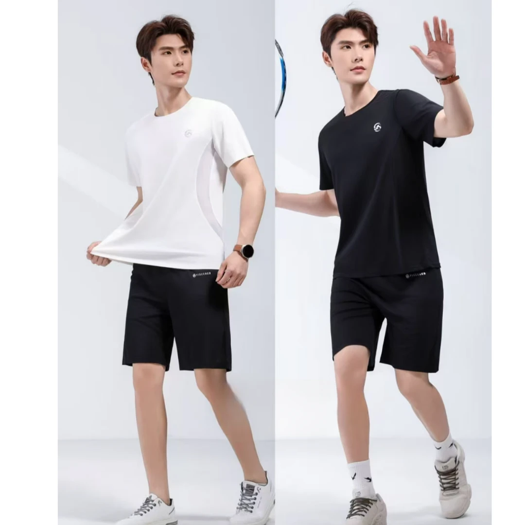 【锦衣服饰】FWY 2596冰爽速干男士短裤套装