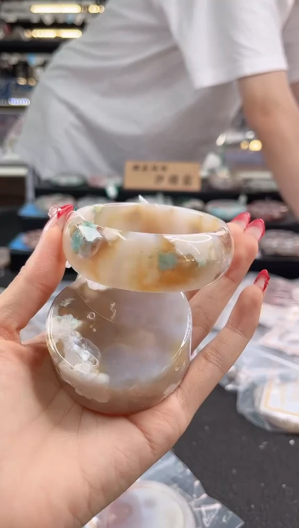 未镶嵌手镯石英质玉59圈口（赠品镯心）3559989