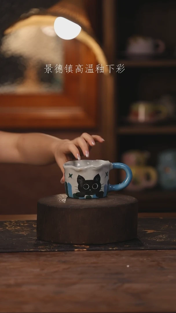 陶瓷景德镇高温釉下手绘陶瓷167