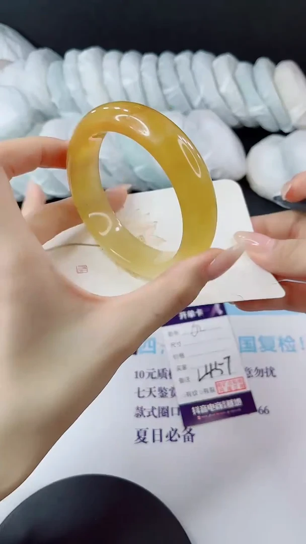 未镶嵌手镯石英质玉多样性发货L457-62