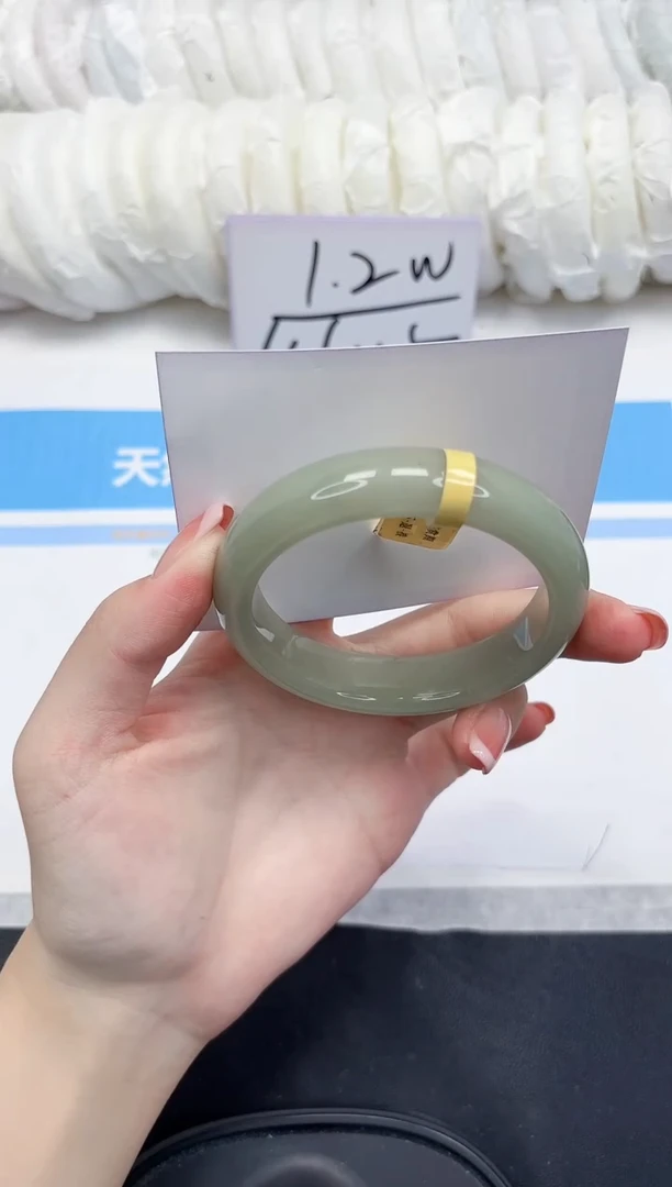 未镶嵌手镯石英质玉47-60-送女友