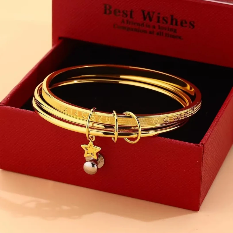 合金手镯 合金材质【三生三世星星手镯】气质时尚百搭简约精美轻奢