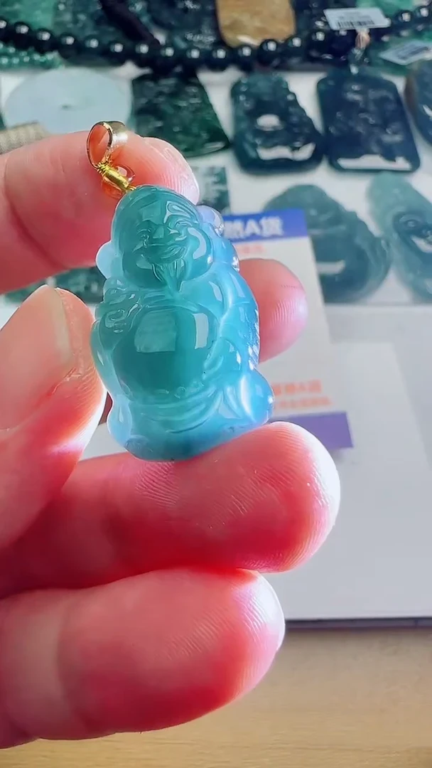 翡翠未镶嵌颈饰多样性随机发其一