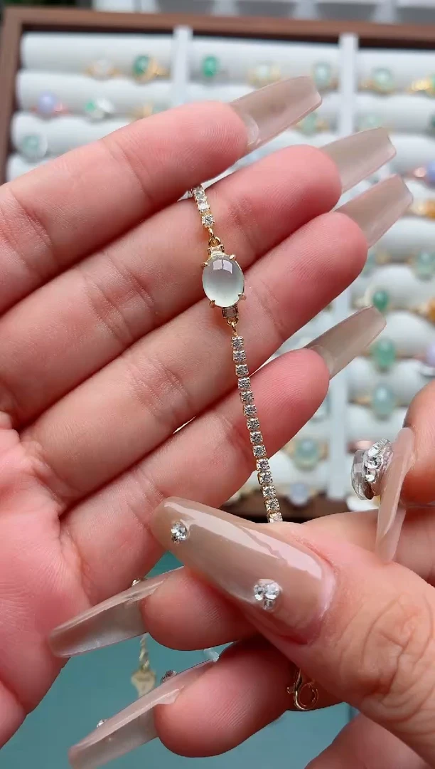 银S925镶嵌戒指翡翠.