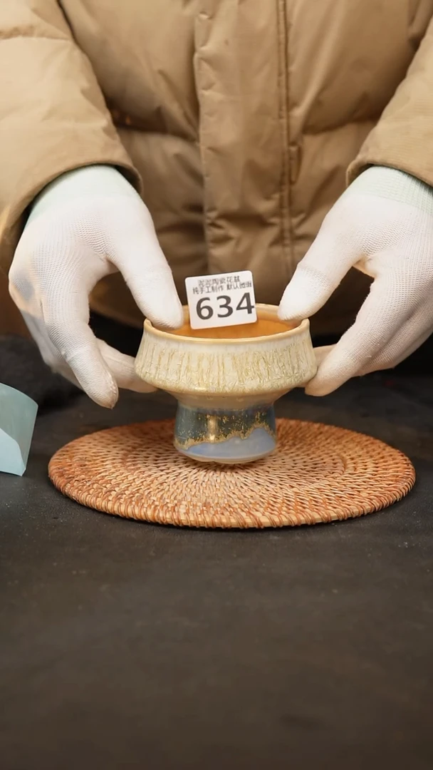 【闪购商品】瓷片634泥泥手工花盆