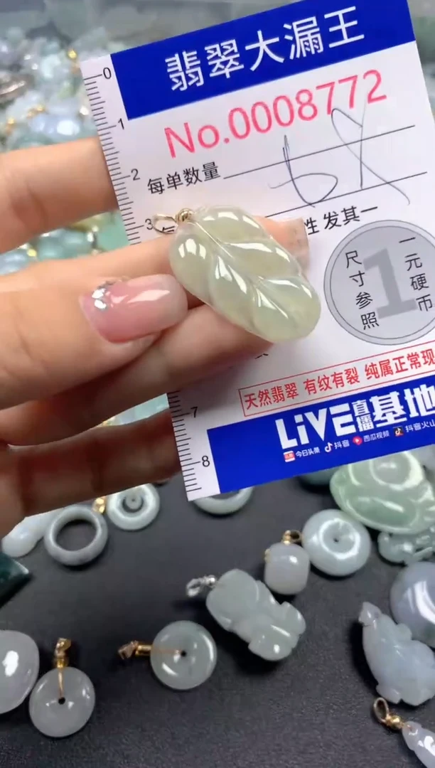 颈饰未镶嵌翡翠8772