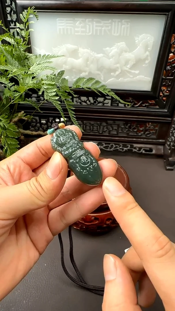 颈饰未镶嵌和田玉多样性发货1