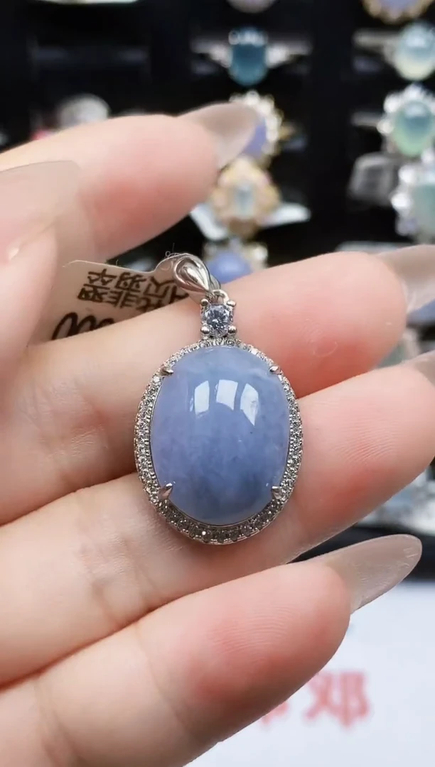 银S925镶嵌戒指翡翠1297