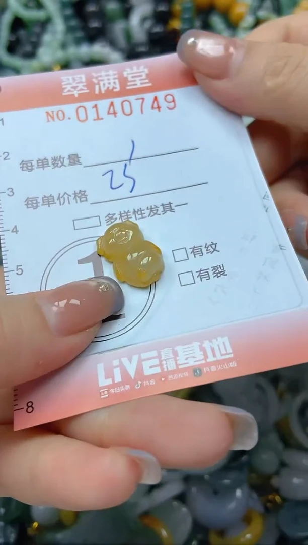 翡翠未镶嵌颈饰闪购0140749