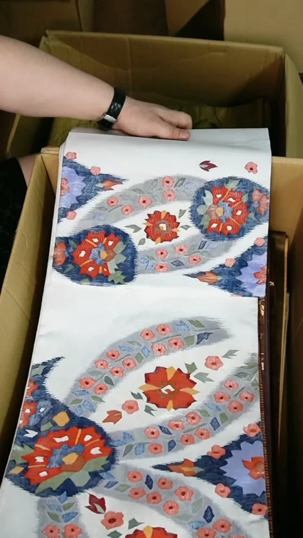 织绣织锦164两通缂丝