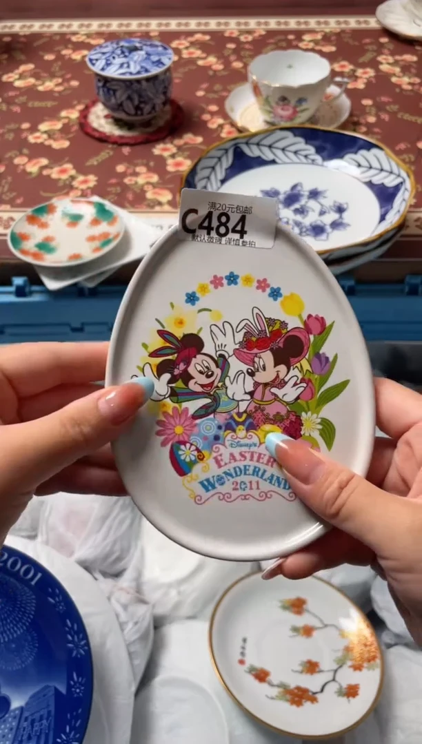 瓷片小*福瓷器瓷器C484