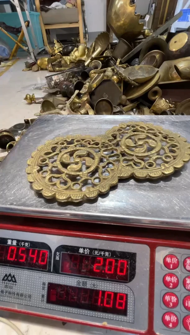 茶盏大阪回流商品铜器摆件145