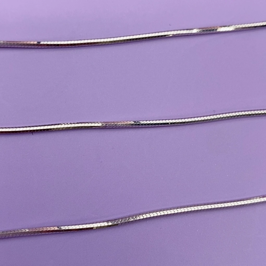 铂金PT950蛇骨链项链时尚经典百搭简约气质轻奢