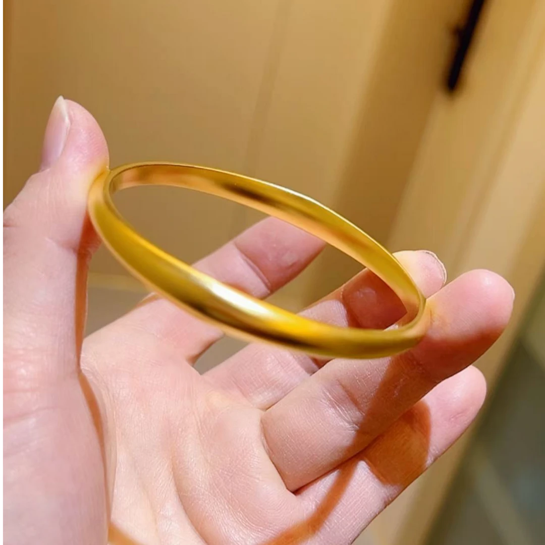 铜合金手镯 小蛮腰设计师款小蛮腰精美轻奢百搭闭口镯子