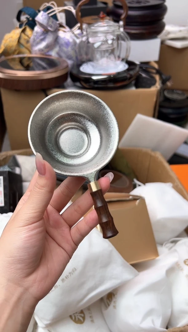 纯钛茶漏   冰晶