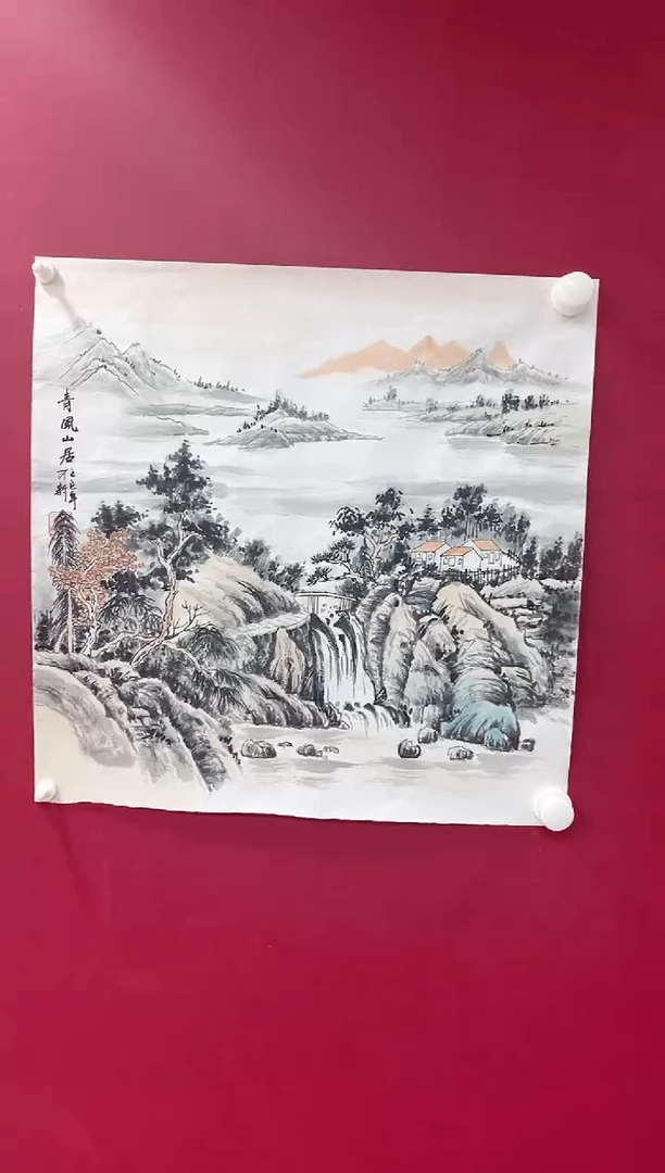 国画张可新老师50斗方