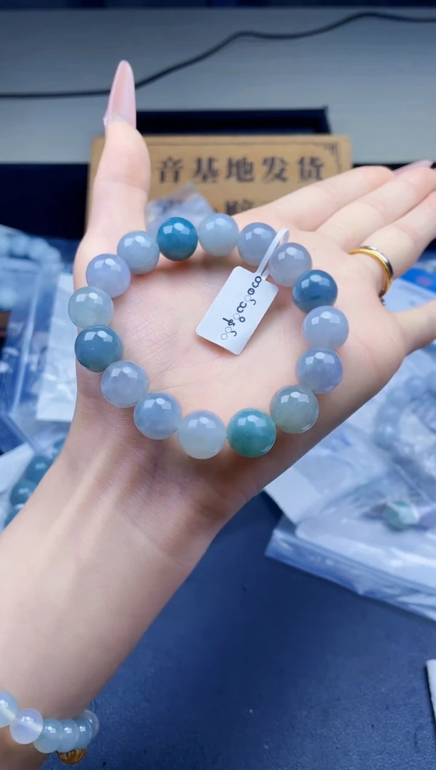 未镶嵌定制翡翠珠串