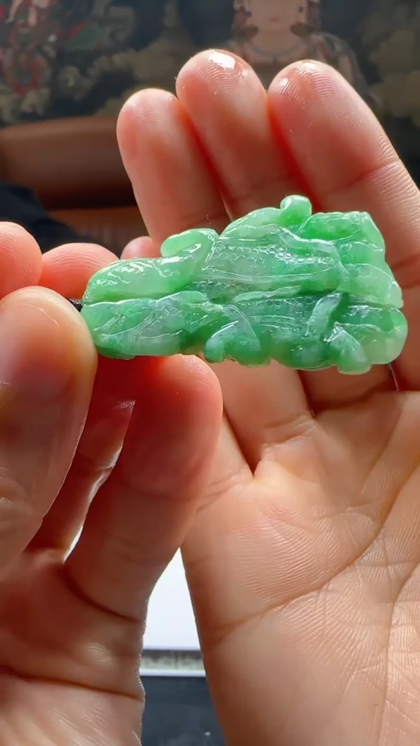 【闪购商品】定制翡翠未镶嵌L-@@QJXC11876