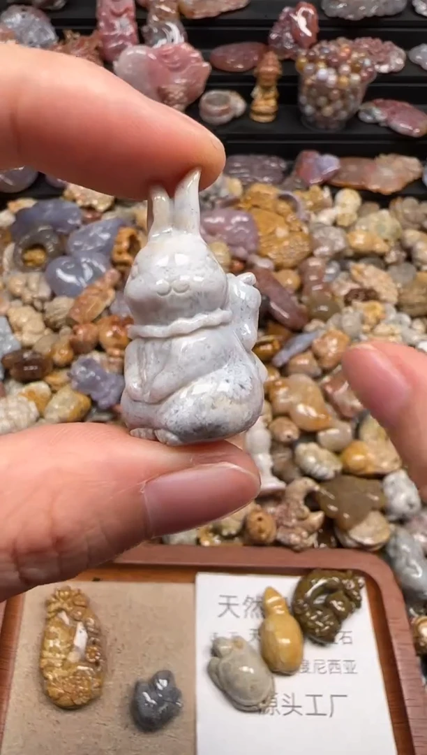 【闪购商品】硅化珊瑚（珊瑚玉）颈饰未镶嵌186