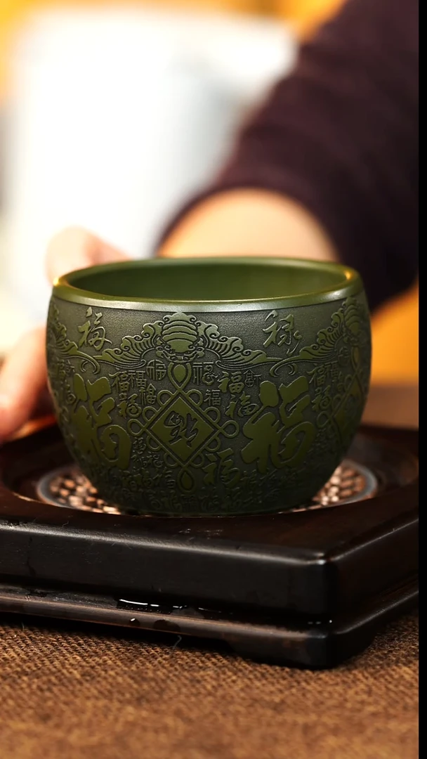 茶杯紫砂宜兴原矿紫砂