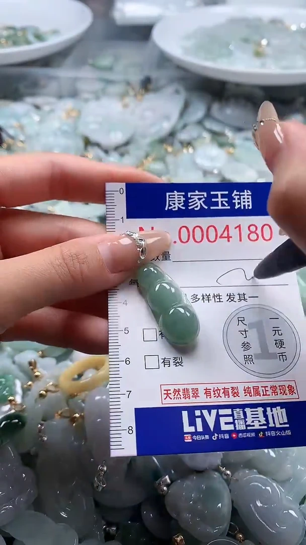 翡翠未镶嵌吊坠(不含链)4180