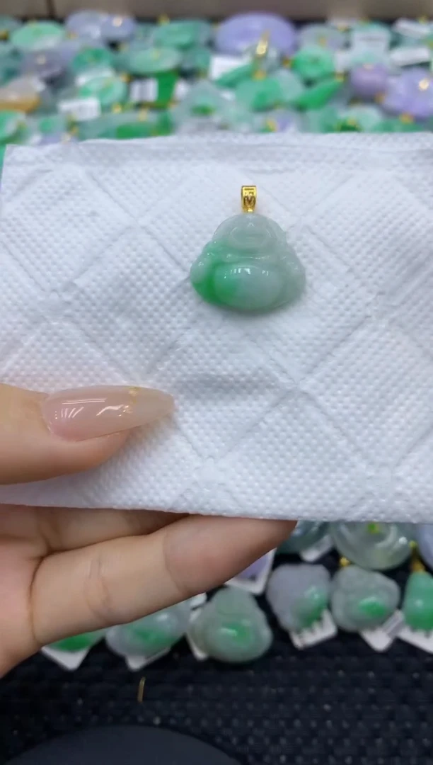 颈饰未镶嵌翡翠天然缅甸翡翠A货